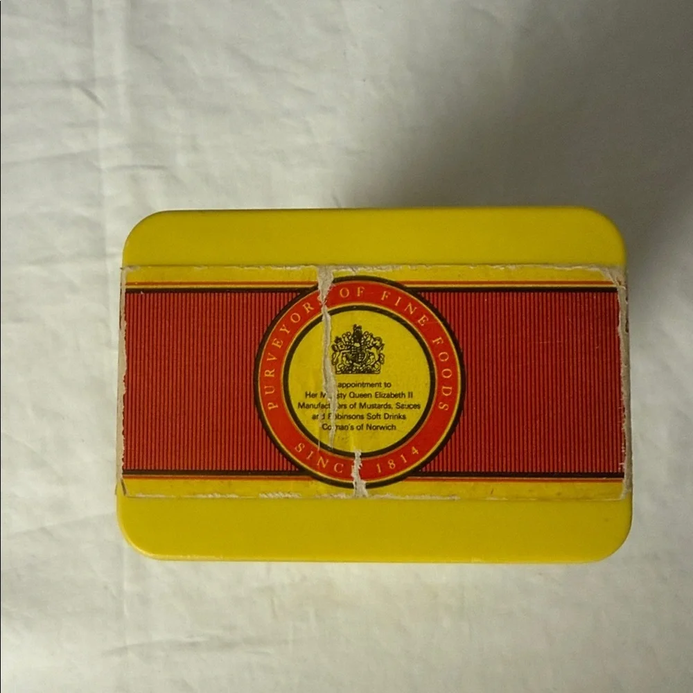 Vintage Colman’s English Mustard Tin — Double Superfine Mustard